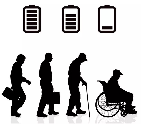 电池材料老化、性能衰变的过程和人的衰老有相似之处&nbsp; | 素材来自图虫创意